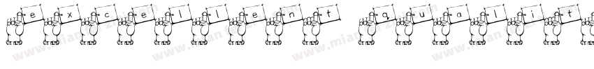 excellent quality an字体转换